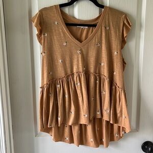 Daisy Peplum Top